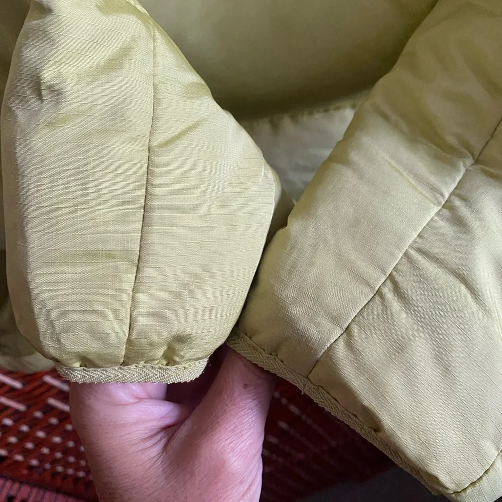 Patagonia Lime Green Vintage Down Puffer Jacket